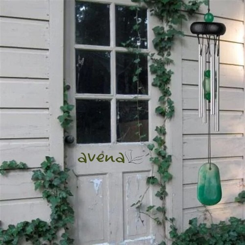 Jade precious stone wind chime - jade,